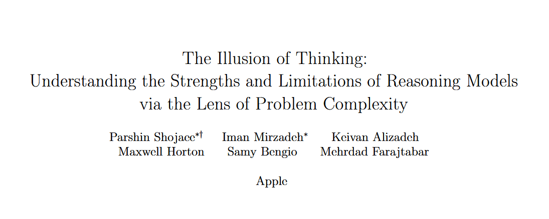 The Illusion of AI Thinking: Why "Reasoning" LLMs Don't Really Think (Apple vs Anthropic Debate)